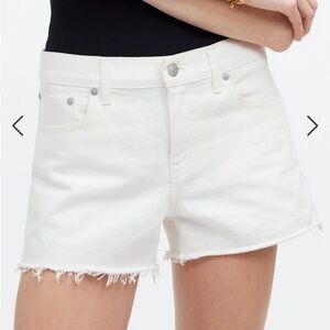 Madewell White Shorts